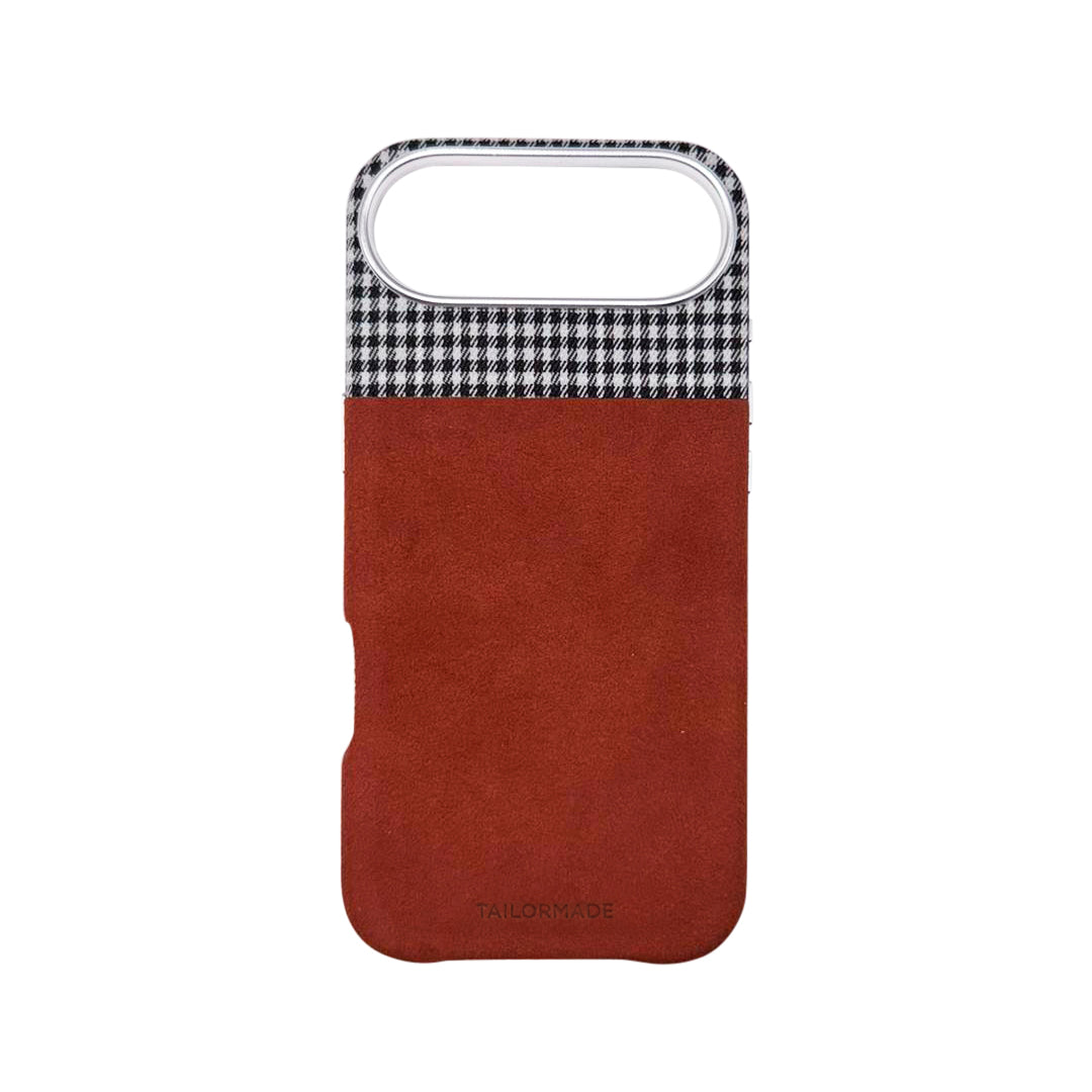 Houndstooth Fabric iPhone Air Case - Tan (Edition ll)