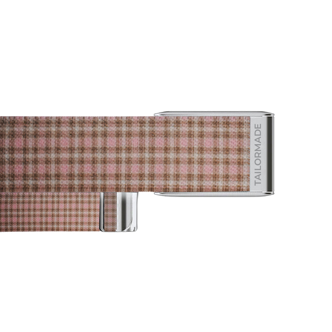 TailorMade Whoop Strap 4.0 - Soft Pink Plaid