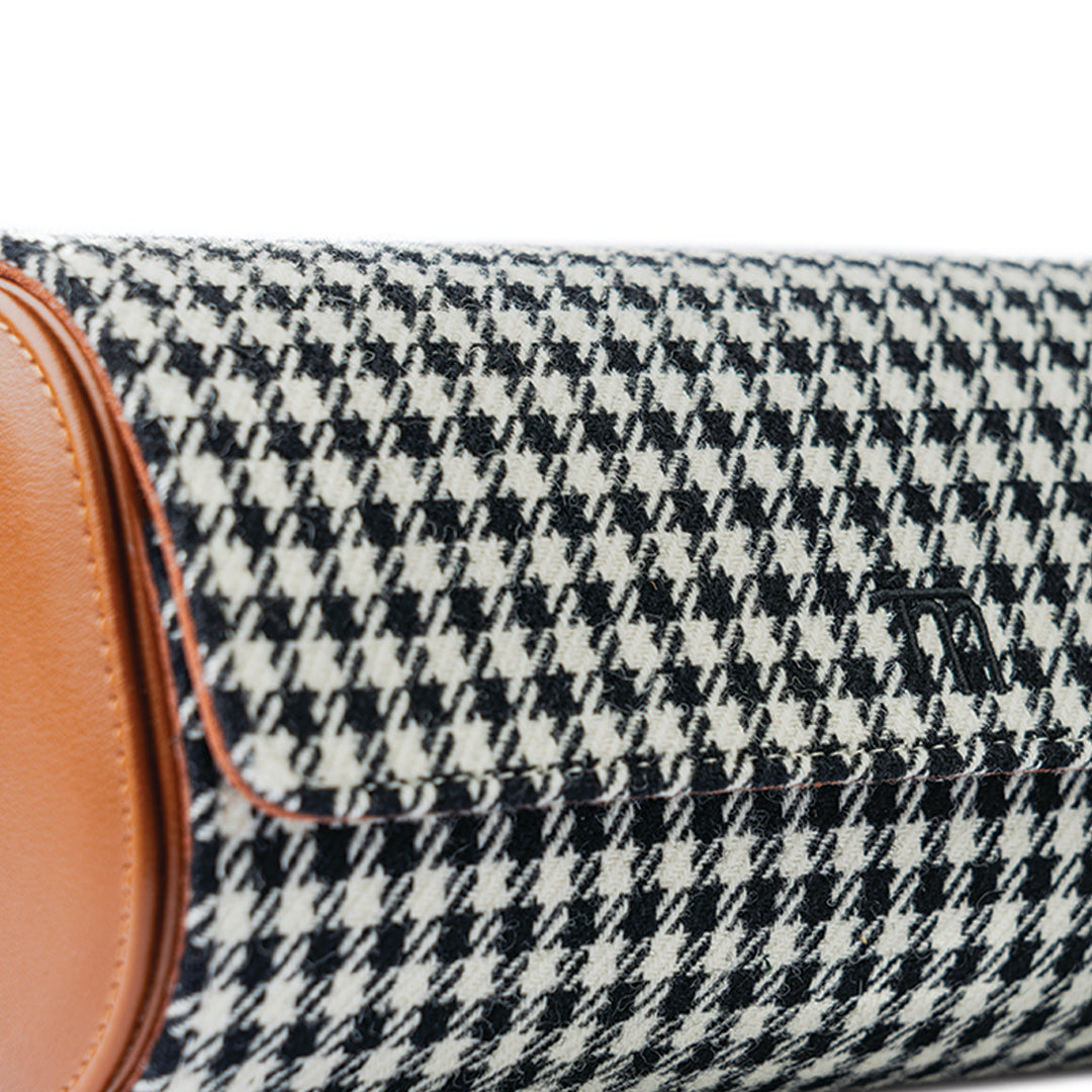 Pepita Houndstooth Fabric (Black & White)