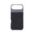iPhone Air Case Houndstooth Fabric | Grey (Edition II)