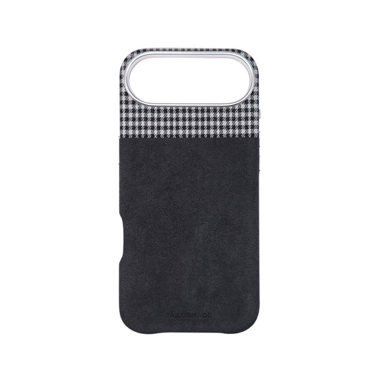 Houndstooth Fabric iPhone Air Case - Grey (Edition II)