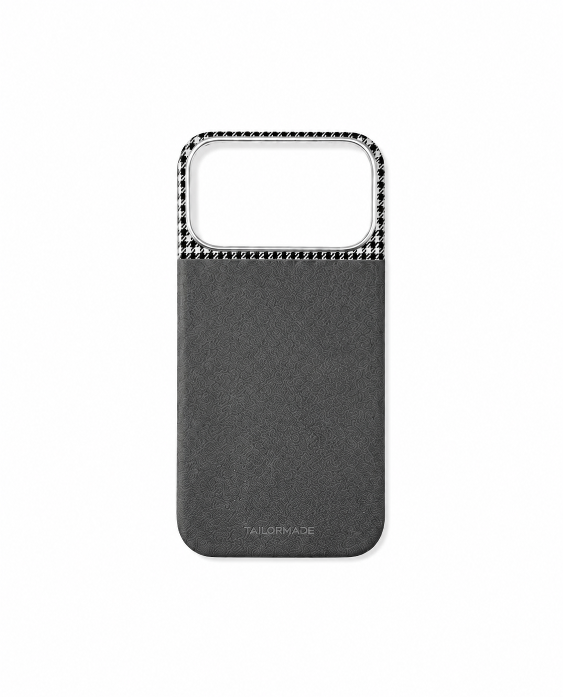iPhone 17 Cases Houndstooth Fabric | Grey (Edition ll)
