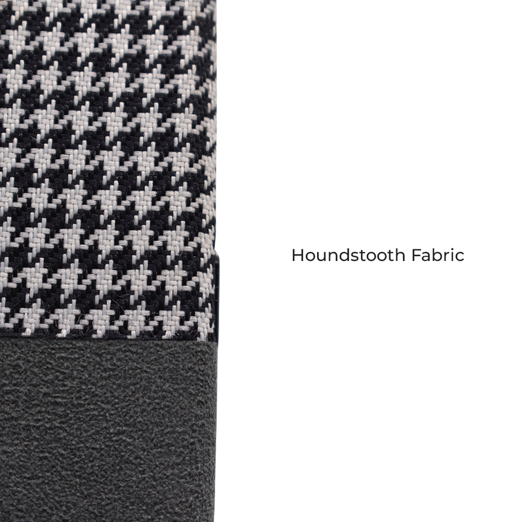 iPhone 15 Cases Houndstooth Fabric | Grey